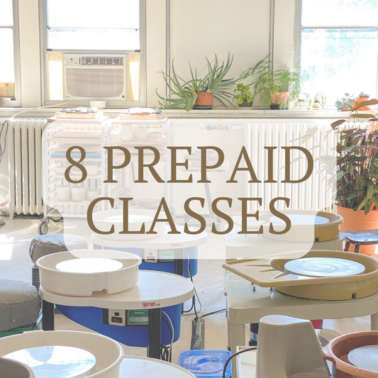 8 Prepaid Classes (Open Schedule)