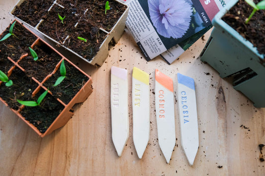 Create Your Own Ceramic Plant Tags