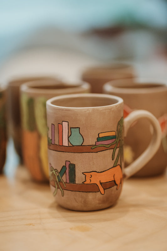 Sgraffito on a Mug